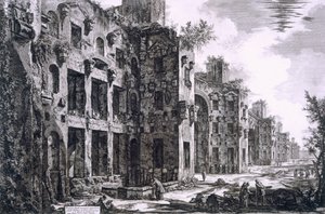 Die Bäder des Diokletian, 1743 von Giovanni Battista Piranesi
